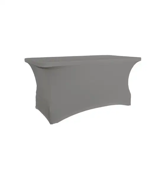 Pokrowiec na stół prostokątny dł. 152,4 cm szary