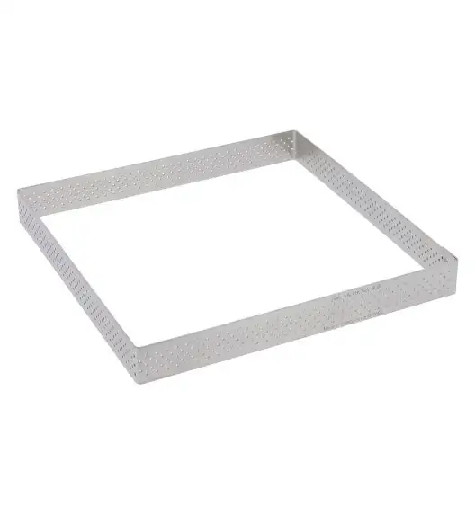 deBuyer Rant kwadratowy perforowany 17,5 cm