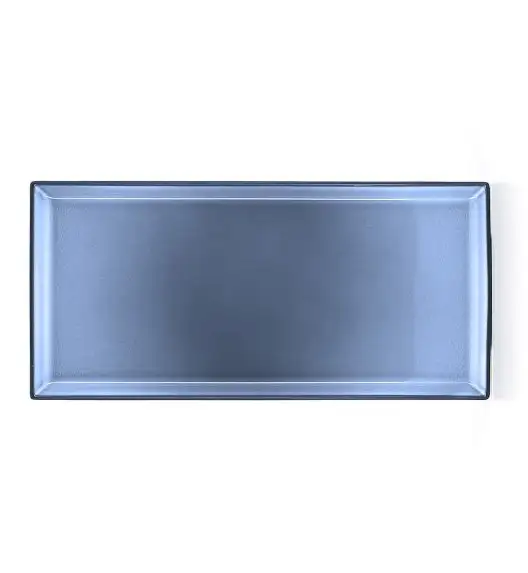 EQUINOXE Talerz prostokatny 32,5x15 cm, niebieski