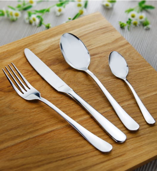 AMEFA AUSTIN Sztućce UE Komplet 24 el dla 6 osób / połysk / pudełko / wieczysta gwarancja 