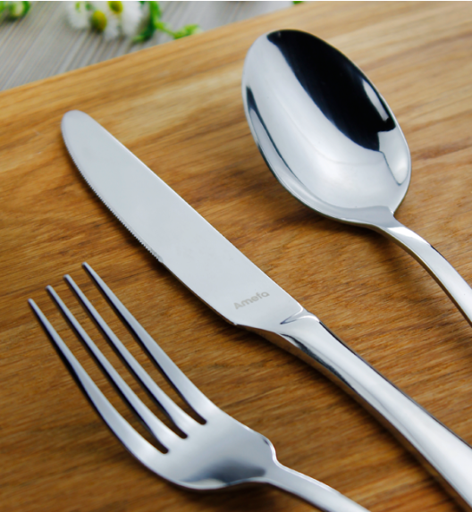 AMEFA AUSTIN Sztućce UE Komplet 24 el dla 6 osób / połysk / pudełko / wieczysta gwarancja 