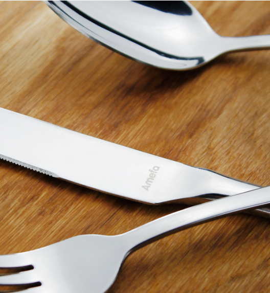 AMEFA AUSTIN Sztućce UE Komplet 24 el dla 6 osób / połysk / pudełko / wieczysta gwarancja 