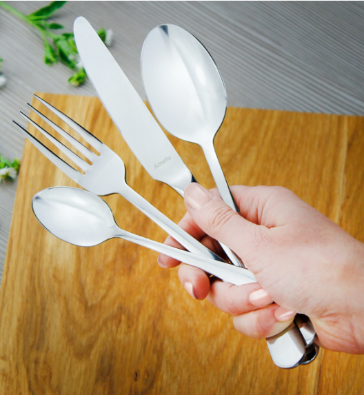 AMEFA AUSTIN Sztućce UE Komplet 24 el dla 6 osób / połysk / pudełko / wieczysta gwarancja 