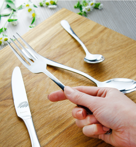 AMEFA AUSTIN Sztućce UE Komplet 24 el dla 6 osób / połysk / pudełko / wieczysta gwarancja 