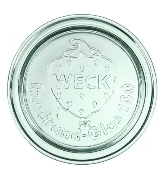 WECK Pokrywa szklana 100 mm, 6 szt.