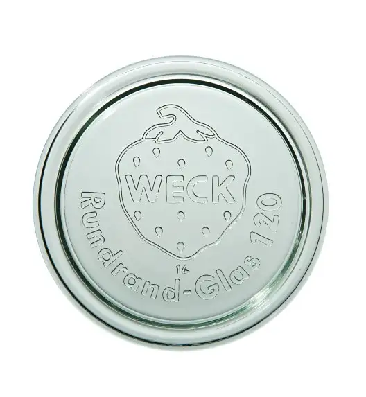 WECK Pokrywa szklana 120 mm do słoików, 6 szt.