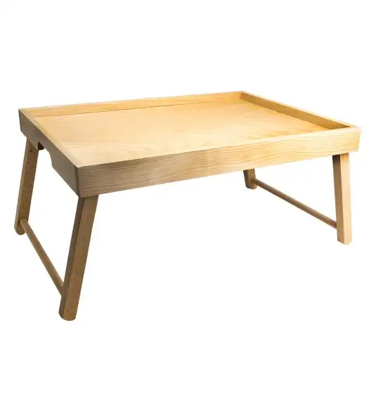 Taca room servis z nóżkami bukowa Naturalna