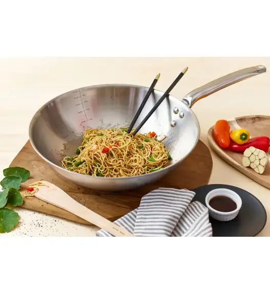 DE BUYER ALCHIMY Patelnia uniwersalna 32 cm / stal nierdzewna