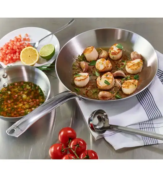 DE BUYER ALCHIMY Patelnia uniwersalna 32 cm / stal nierdzewna