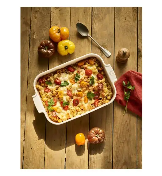 PEUGEOT APPOLIA Naczynie prostokątne / 36 cm / Ecru