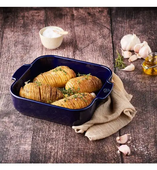 PEUGEOT APPOLIA Naczynie kwadratowe / 21 cm / niebieskie