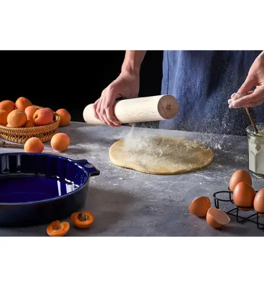 PEUGEOT APPOLIA Naczynie do tarty / 28 cm / niebieskie