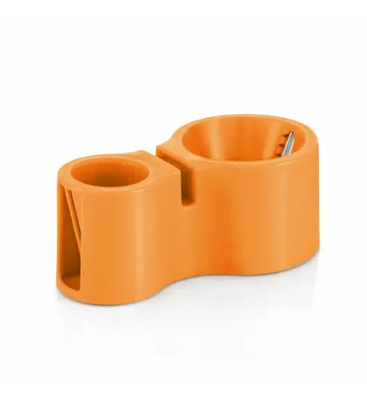 TADAR Spiralna temperówka do warzyw z ostrzałką do noży / pomarańczowa