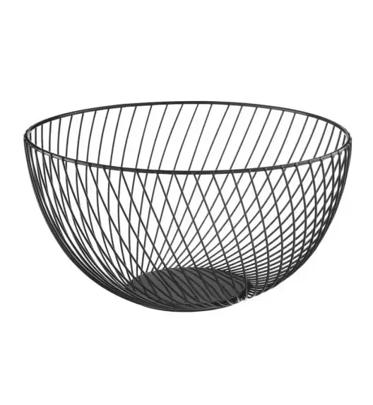 AMBITION DECOR Kosz na owoce 26 cm / czarny
