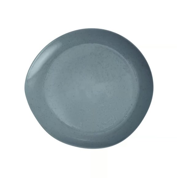 AMBITION ORGANIC Talerz deserowy 22 cm / niebieski