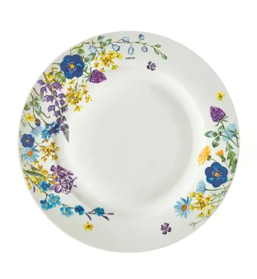 AMBITION FIORI Talerz deserowy 19  cm / porcelana