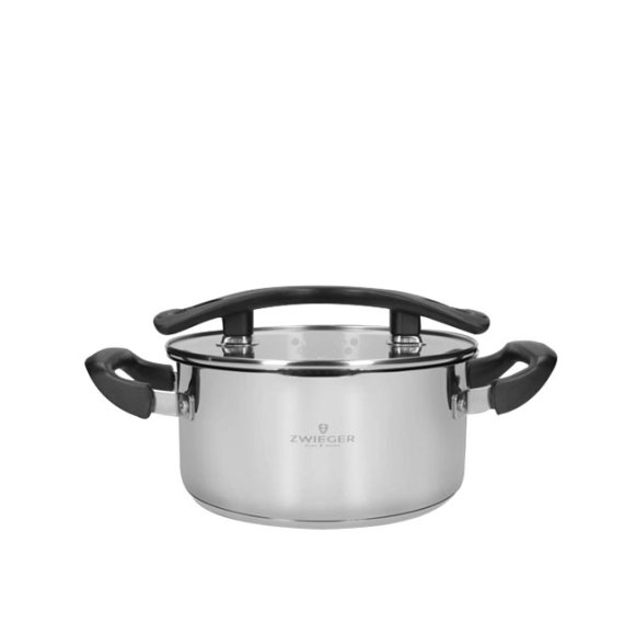 ZWIEGER GABRO Garnek z pokrywką do odcedzania 20 cm / 3 L / Stal nierdzewna
