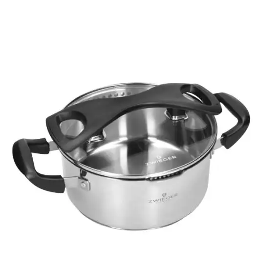 ZWIEGER GABRO Garnek z pokrywką do odcedzania 20 cm / 3 L / Stal nierdzewna
