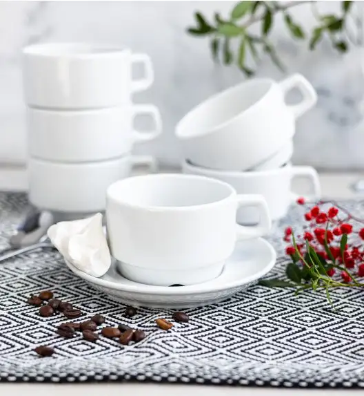 LUBIANA CORONA 0601 Filiżanka niska 200 ml | porcelana