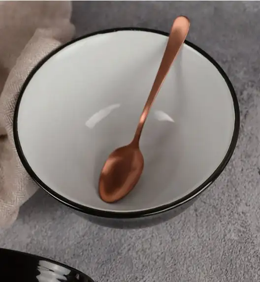 WATERSIDE CAMDEN BLACK Serwis obiadowy 32 el / 8 osób / porcelana