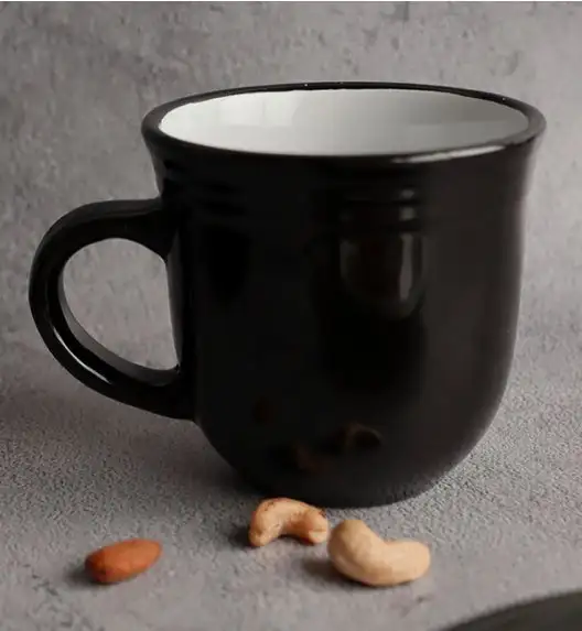 WATERSIDE CAMDEN BLACK Serwis obiadowy 48 el / 12 osób / porcelana