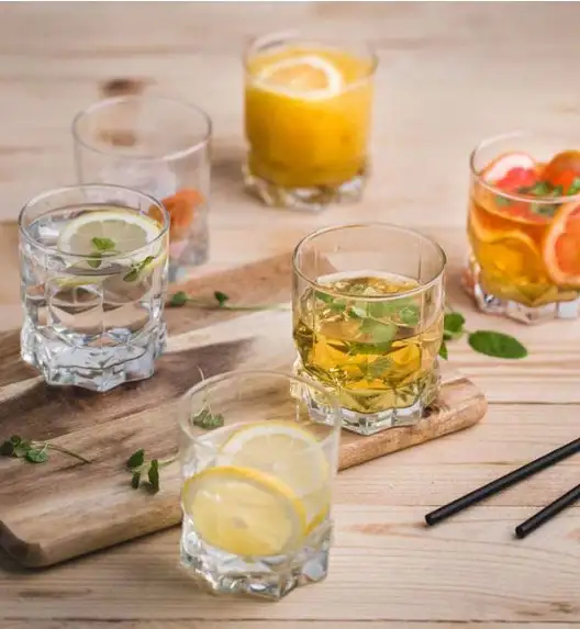 AMBITION DIAMOND Komplet 24 szklanek 325 ml / wysokie + niskie / szkło