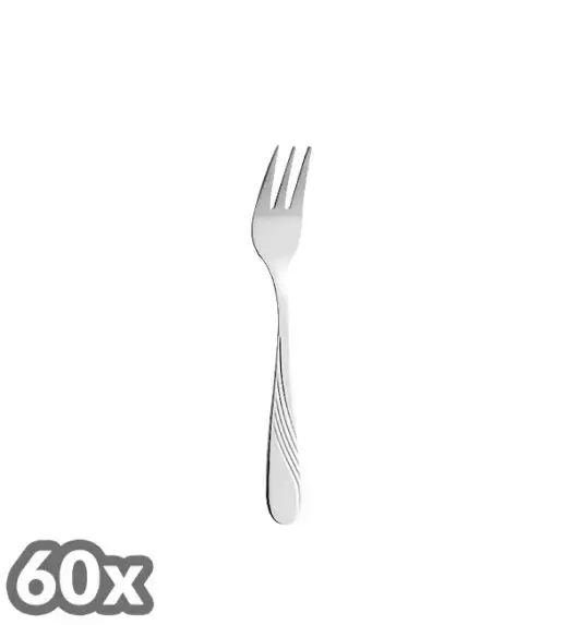 AMEFA FELICIA Komplet 60 widelczyków do ciasta / wieczysta gwarancja / połysk