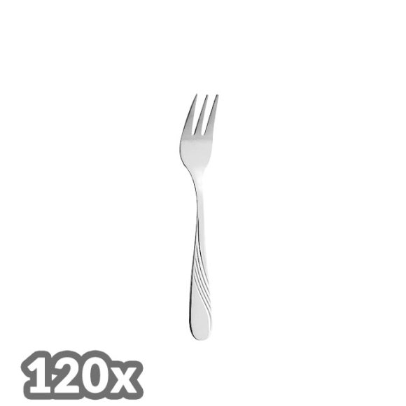 AMEFA FELICIA Komplet 120 widelczyków do ciasta / wieczysta gwarancja / połysk