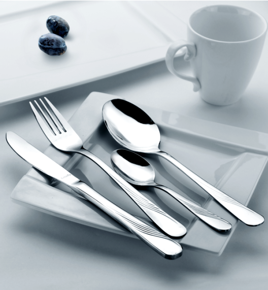 AMEFA FELICIA Sztućce UE 90 el dla 18 osób luzem + pudełko składane / połysk