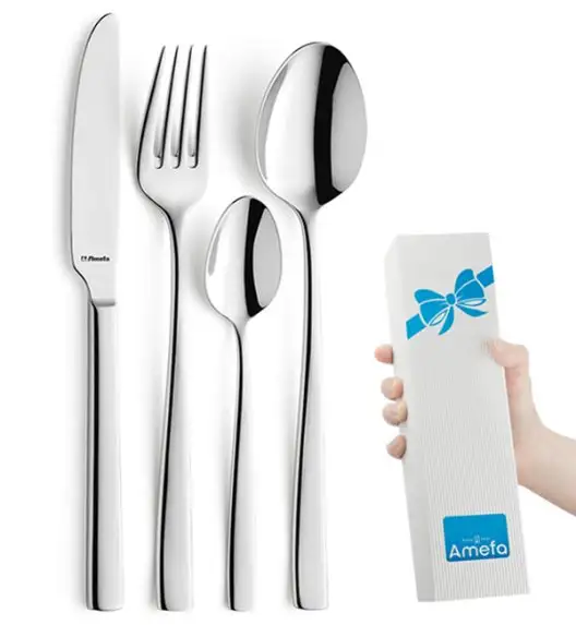 AMEFA Sztućce UE / MARTIN Komplet sztućców 72 el dla 18 osób / wysoki połysk