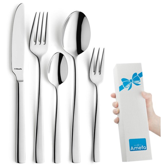 AMEFA Sztućce UE / MARTIN Komplet sztućców 30 el dla 6 osób / wysoki połysk