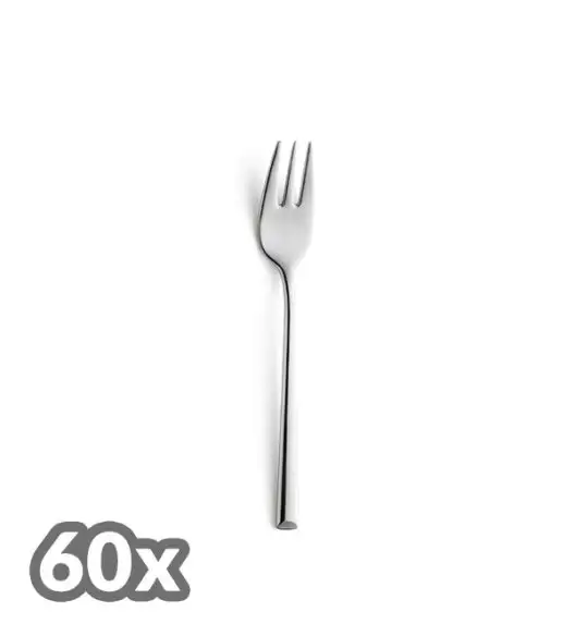AMEFA Sztućce UE / METROPOLE 60x widelczyk do ciasta stal 18/10