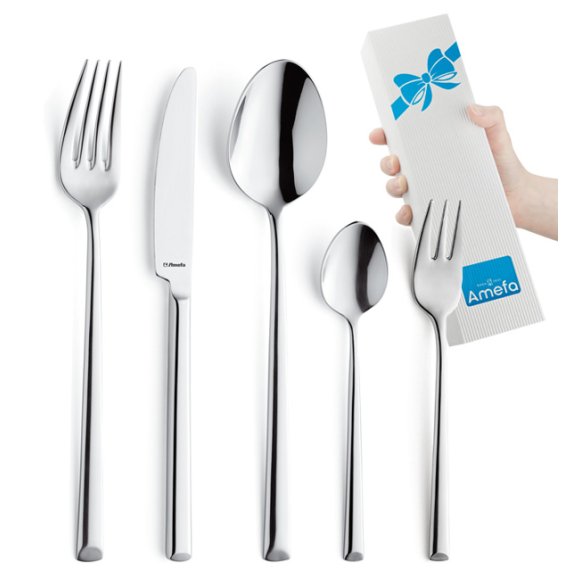 AMEFA METROPOLE LUZ Sztućce UE Komplet 30 el / 6 osób / połysk