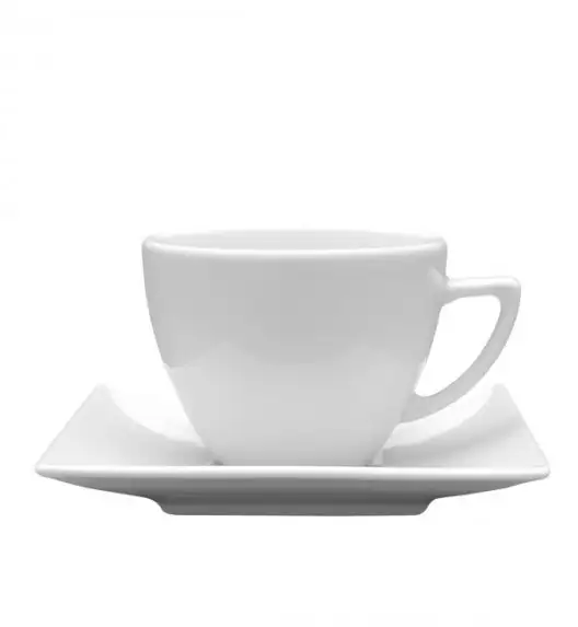 LUBIANA CLASSIC Filiżanka 200 ml + spodek 14 cm / porcelana