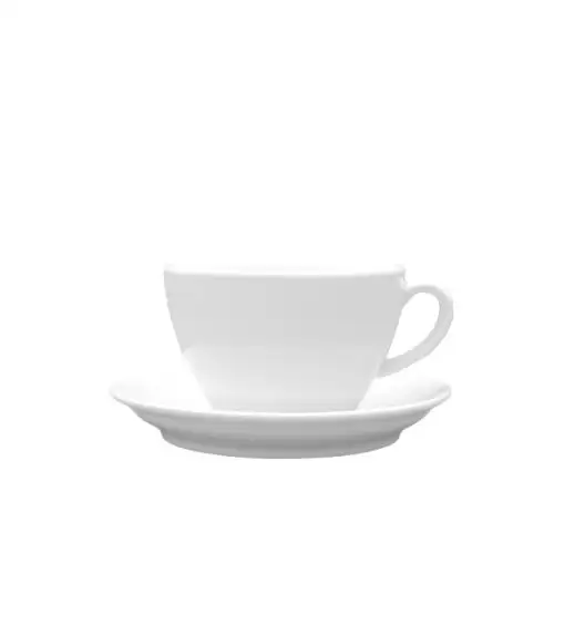 LUBIANA BISTRO / NANA 12x Filiżanka 400 ml + spodek 17 cm / porcelana