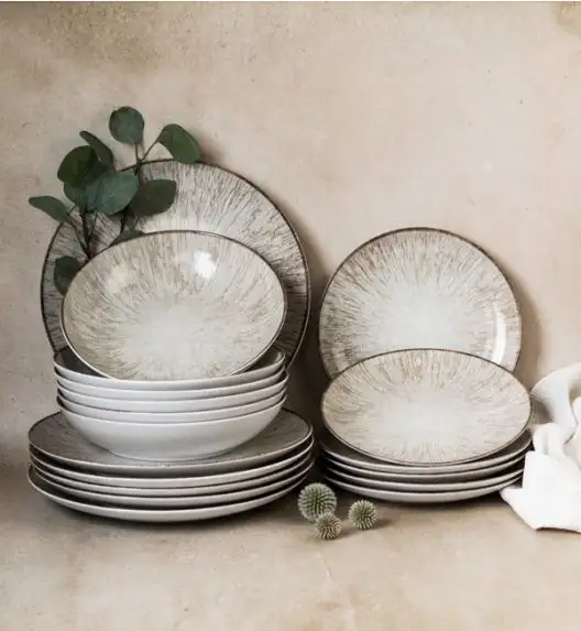 LUBIANA BOSS KERAJET | 076 KJ REACTIVO | Serwis obiadowy 18/54 elementy | 9016