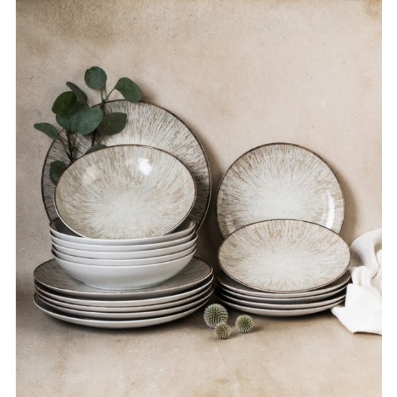 LUBIANA BOSS KERAJET | 076 KJ REACTIVO | Serwis obiadowy 18/54 elementy | 9016