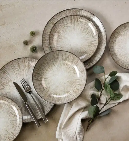 LUBIANA BOSS KERAJET | 076 KJ REACTIVO | Serwis obiadowy 18/54 elementy | 9016