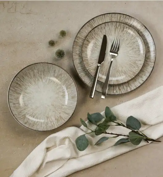 LUBIANA BOSS KERAJET | 076 KJ REACTIVO | Serwis obiadowy 18/54 elementy | 9016