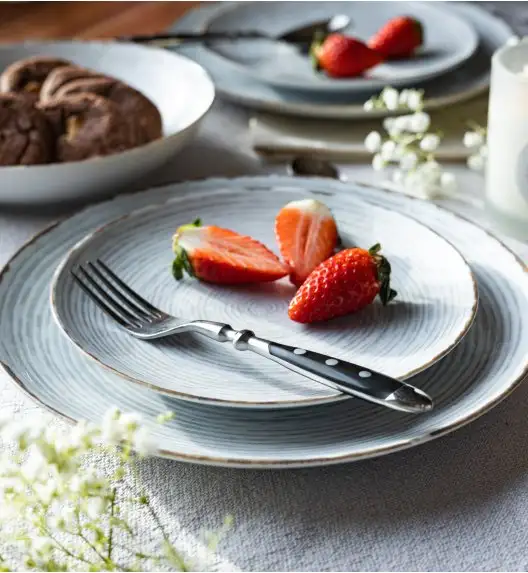 LUBIANA BOSS KERAJET | 101 KJ RAYADO | Serwis obiadowy 6/18 elementów | 9015