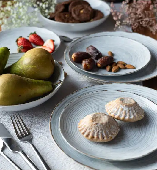 LUBIANA BOSS KERAJET | 101 KJ RAYADO | Serwis obiadowy 6/18 elementów | 9015