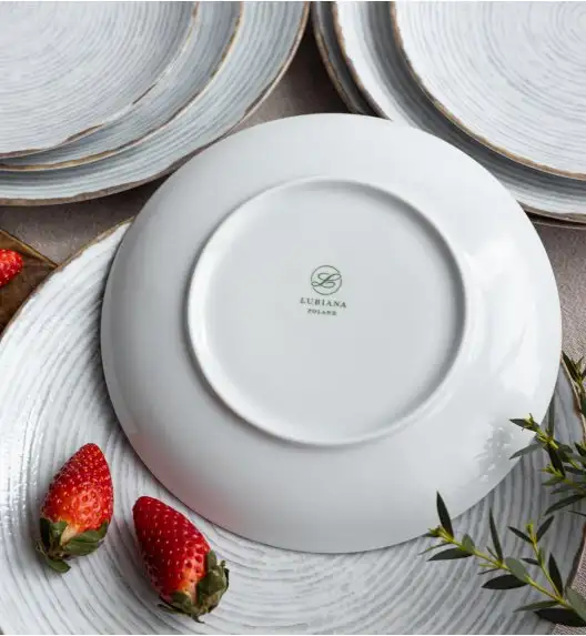 LUBIANA BOSS KERAJET | 101 KJ RAYADO | Serwis obiadowy 6/18 elementów | 9015
