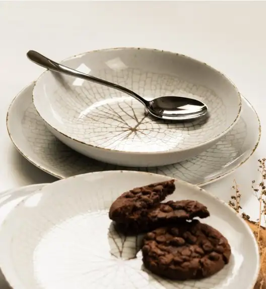 LUBIANA BOSS KERAJET | 104 KJ LEAF | Serwis obiadowy 6/18 elementów | 9036