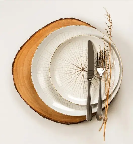 LUBIANA BOSS KERAJET | 104 KJ LEAF | Serwis obiadowy 6/18 elementów | 9036