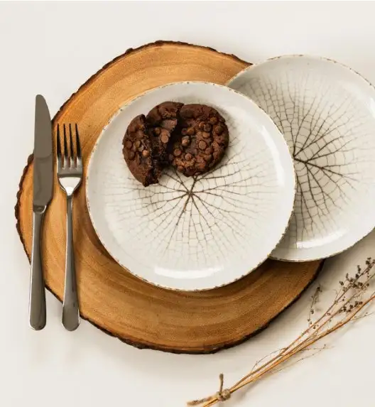 LUBIANA BOSS KERAJET | 104 KJ LEAF | Serwis obiadowy 12/36 elementów | 9036