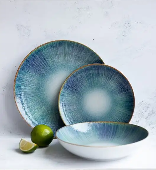 LUBIANA BOSS KERAJET | 070 KJ ESMERALDA | Serwis obiadowy 18/54 elementy | 9001