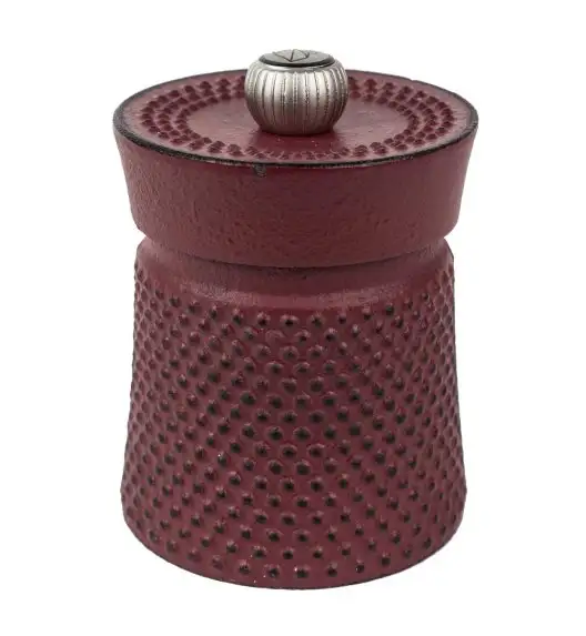 PEUGEOT BALI CAST IRON Młynek do pieprzu 8 cm / czerwony