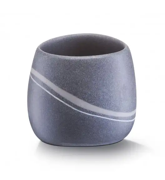 WYPRZEDAŻ! ZELLER POLY Kubek łazienkowy 9 cm szary / tworzywo sztuczne 
