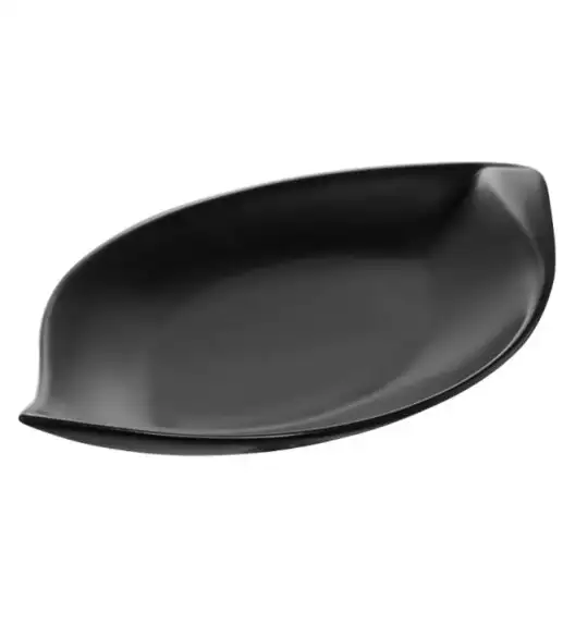 AMBITION SALSA Półmisek łódka 27 x 15,5 cm / czarna porcelana