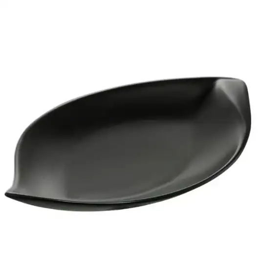 AMBITION SALSA Półmisek łódka 31,5 x 18,5 cm / czarna porcelana